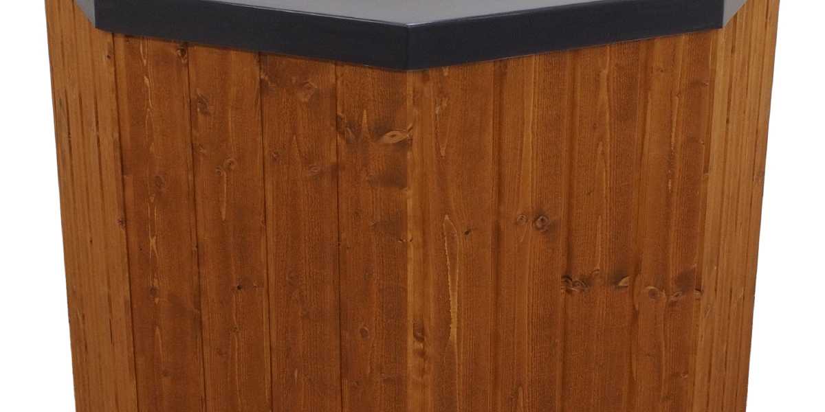 Cold water tub wooden enclosure