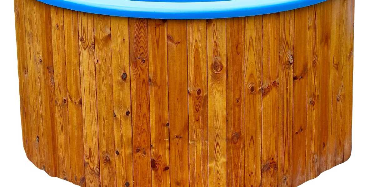 Wooden enclosure for hot tub