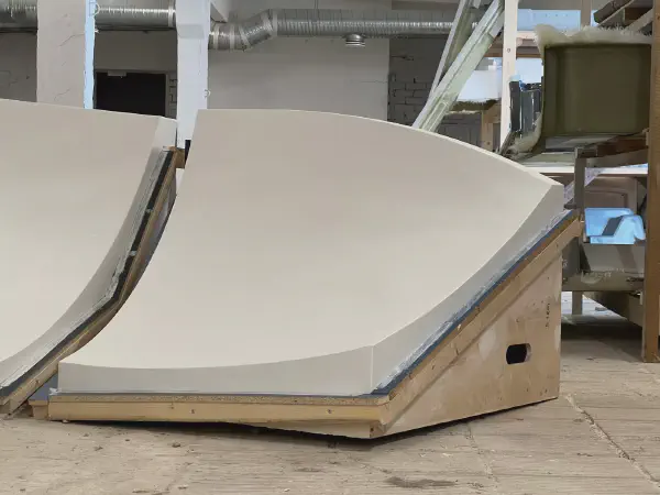 Klaasplastist rulapargi ramp